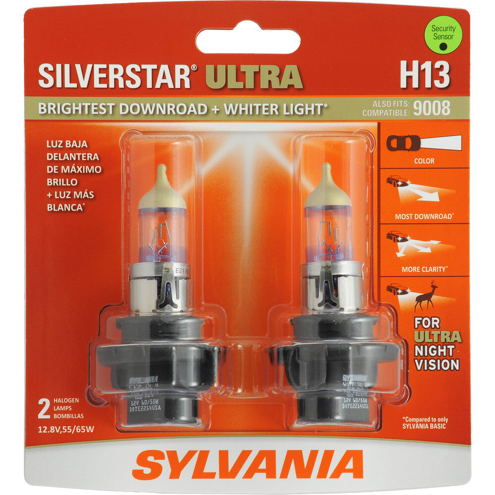 Dual Beam Headlight  Sylvania  H13SU.BP2