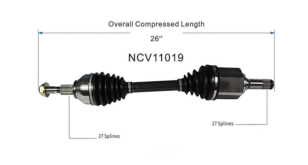 Left New CV Complete Assy   GSP North America   NCV11019