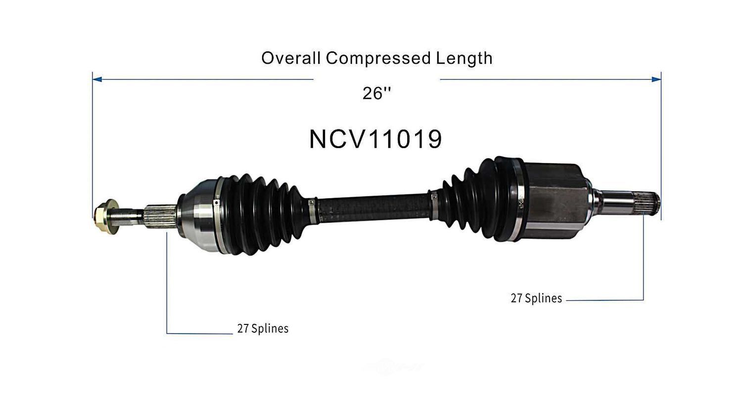 Left New CV Complete Assy   GSP North America   NCV11019
