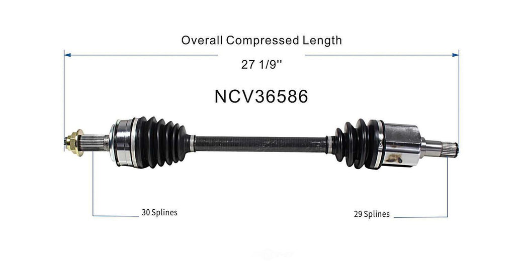 Left New CV Complete Assy   GSP North America   NCV36586