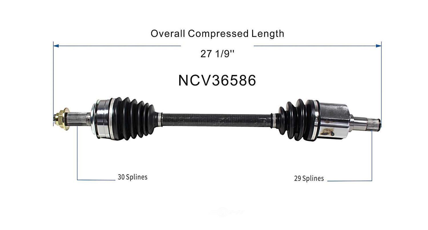 Left New CV Complete Assy   GSP North America   NCV36586
