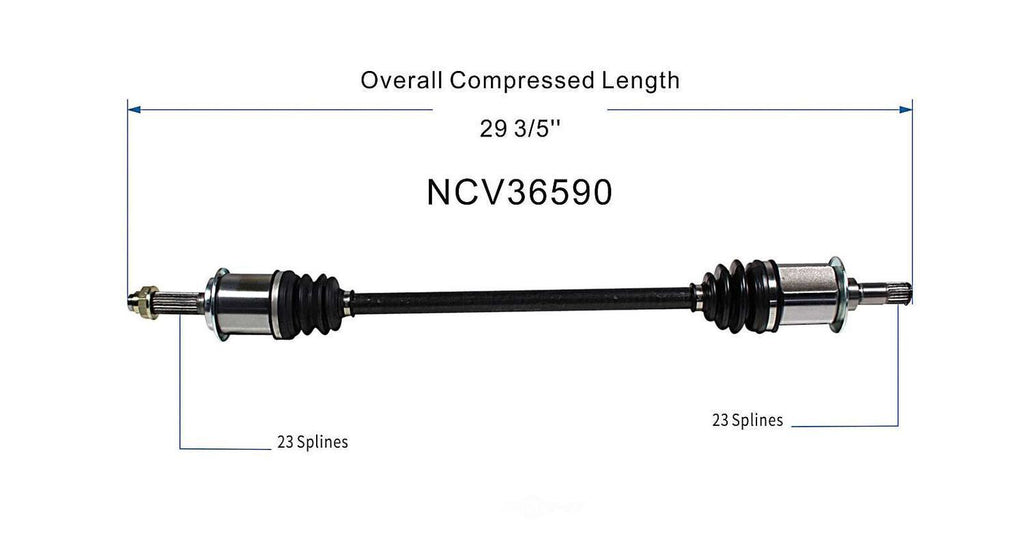 Left New CV Complete Assy   GSP North America   NCV36590