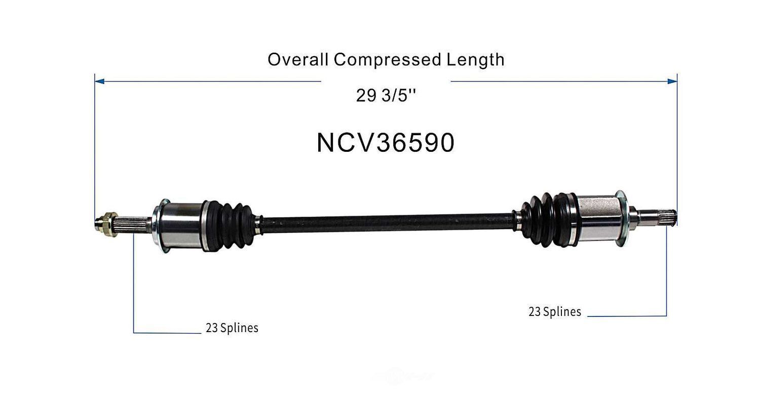 Left New CV Complete Assy   GSP North America   NCV36590