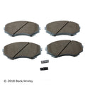 Frt Prem Brake Pads  Beck/Arnley  085-1458