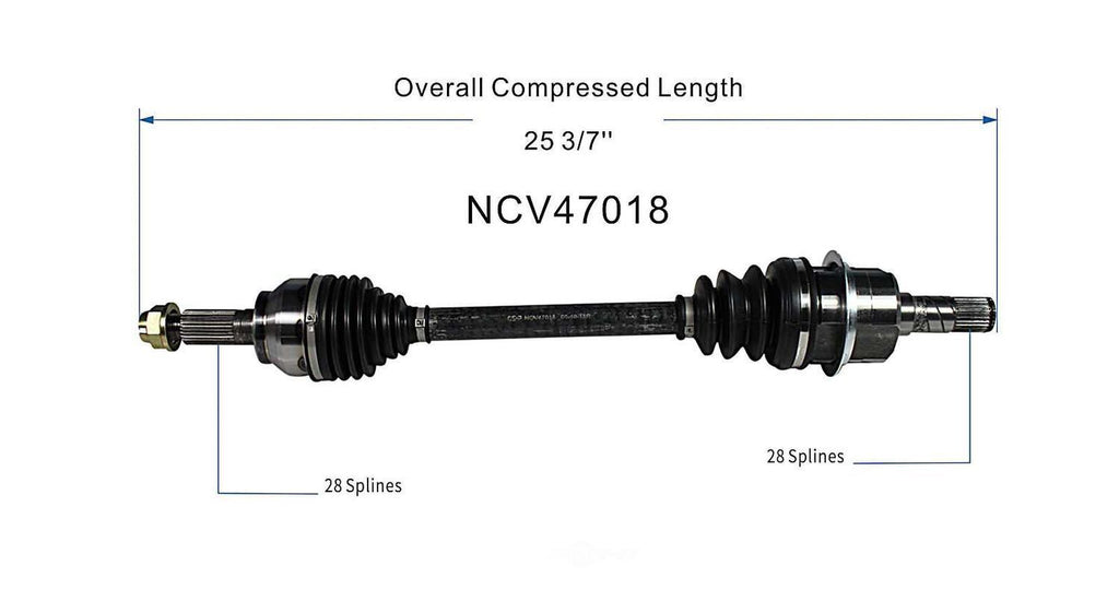 Left New CV Complete Assy   GSP North America   NCV47018