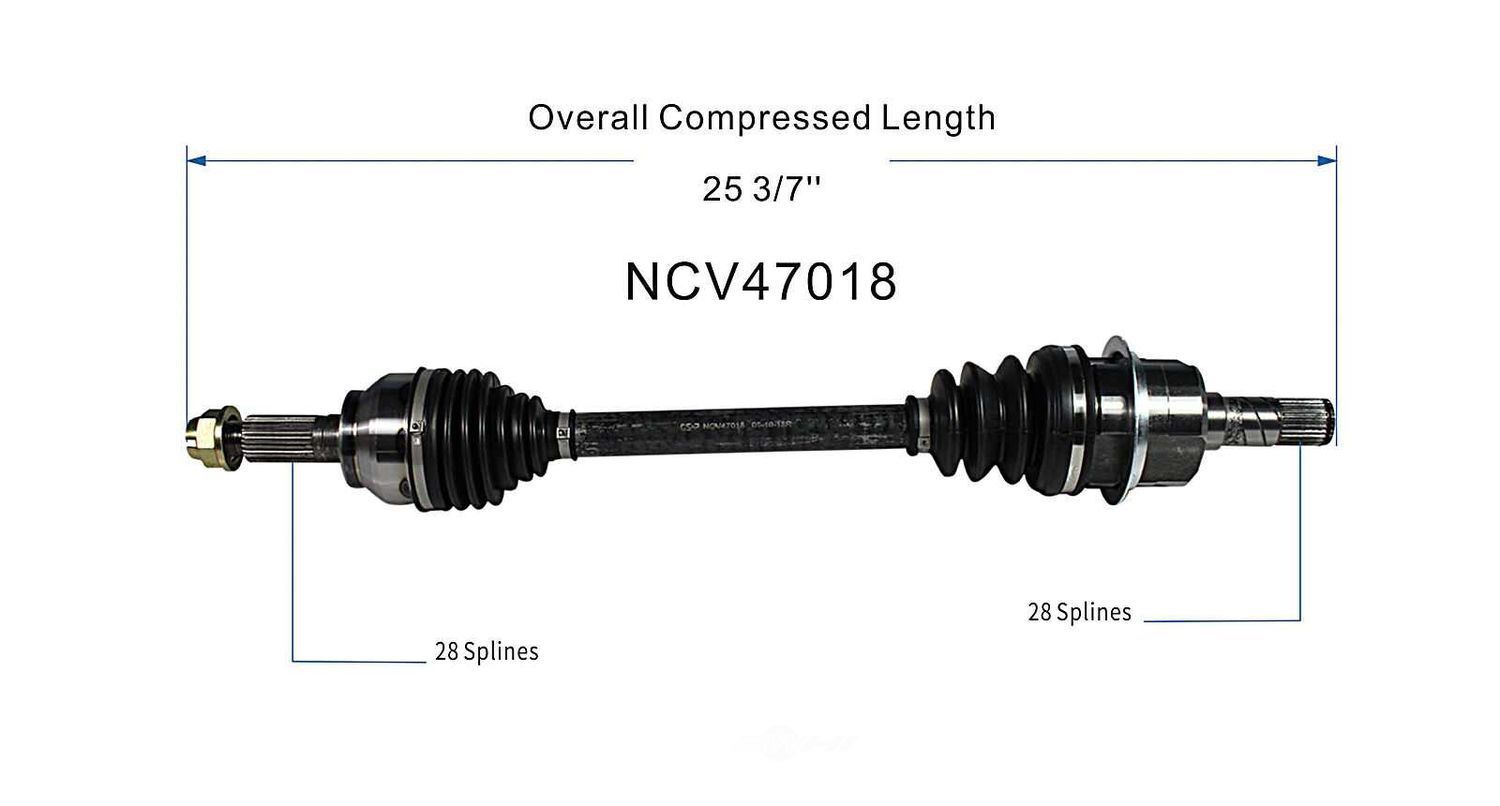 Left New CV Complete Assy   GSP North America   NCV47018