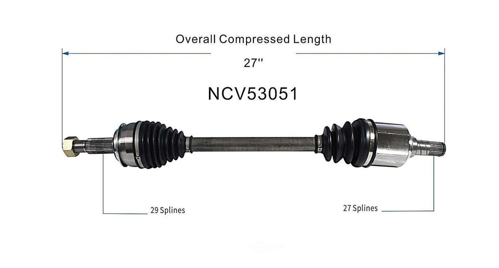 Left New CV Complete Assy   GSP North America   NCV53051