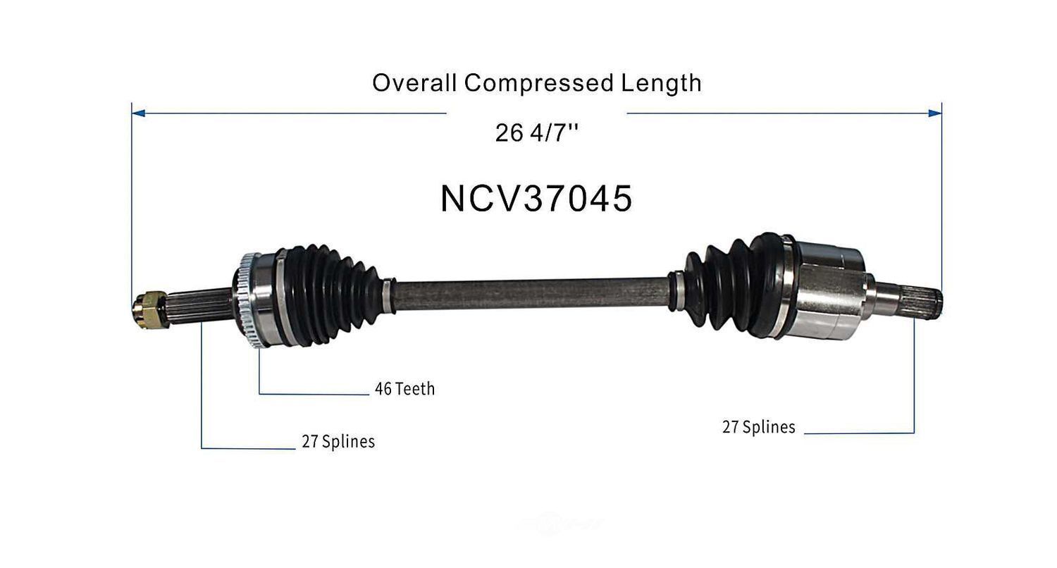 Left New CV Complete Assy   GSP North America   NCV37045