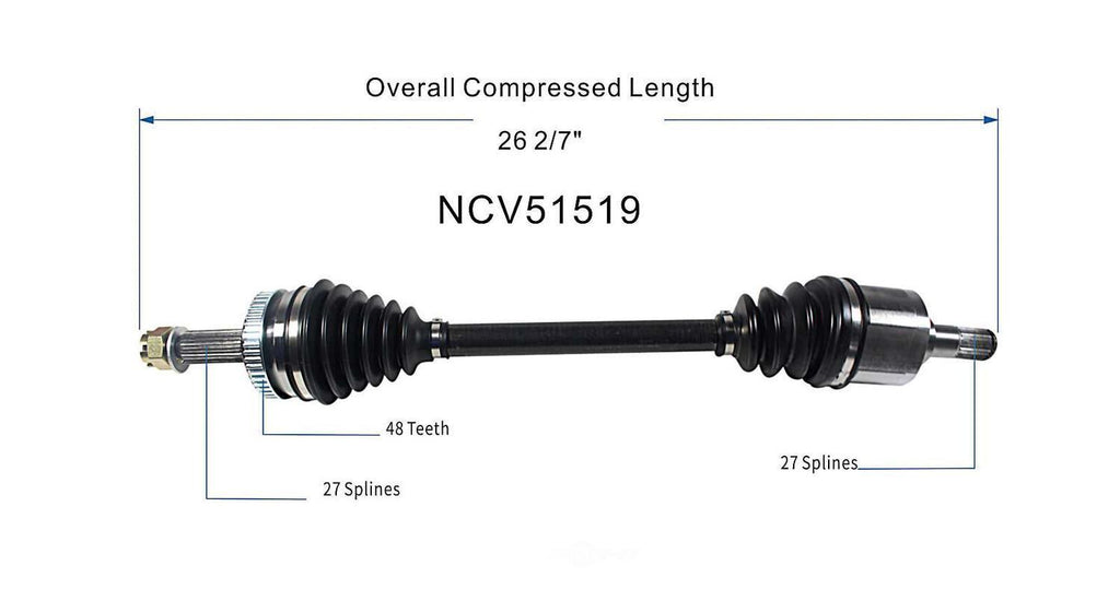 Left New CV Complete Assy   GSP North America   NCV51519