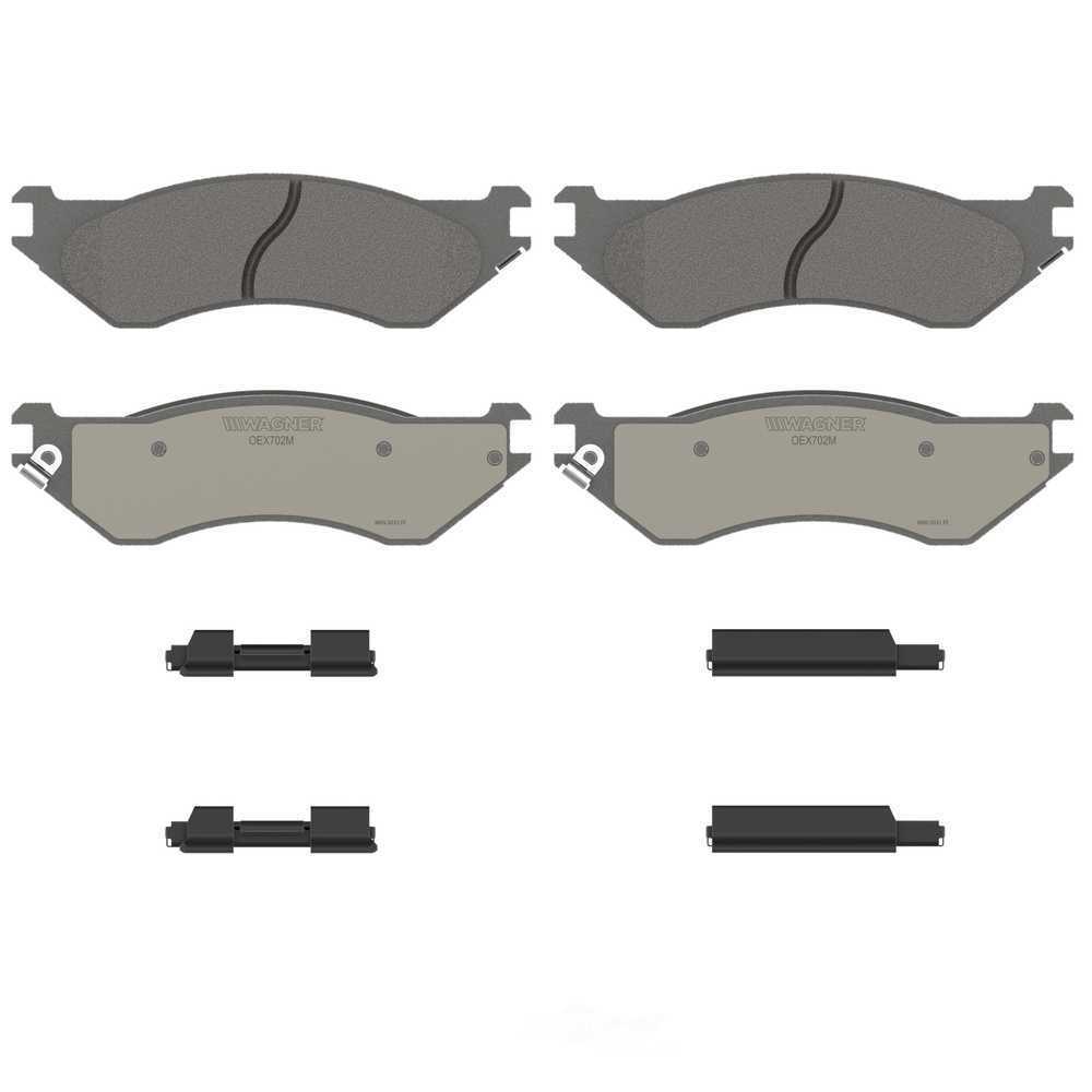 Frt Premium Ceramic Brake Pads  Wagner  OEX702M