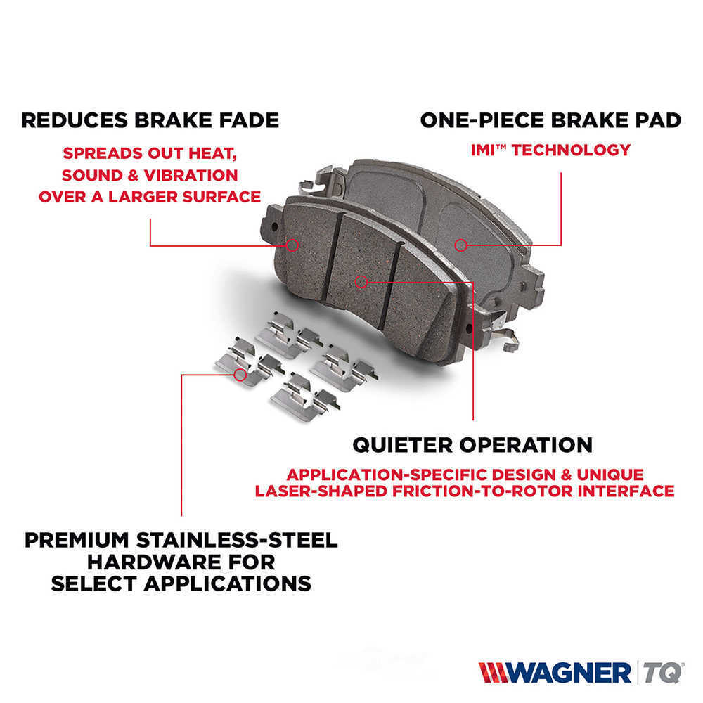 Wagner Premium Thermoquiet Brake Pad QC1506