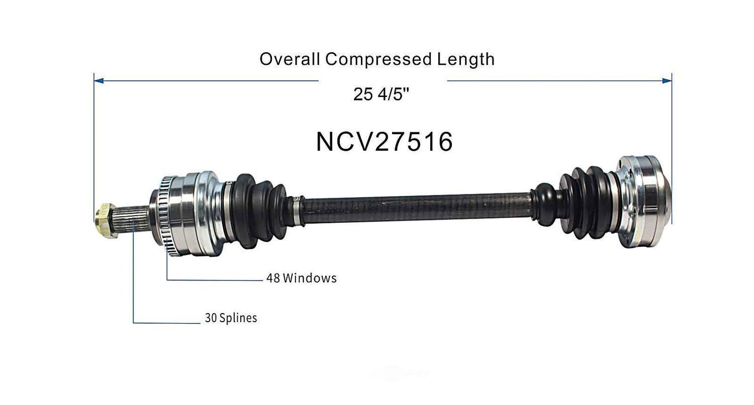 Right New CV Complete Assy   GSP North America   NCV27516