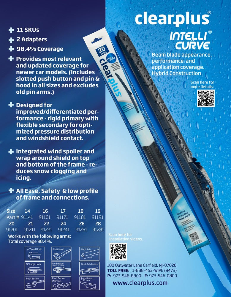 Wiper Blade  Clearplus  91241