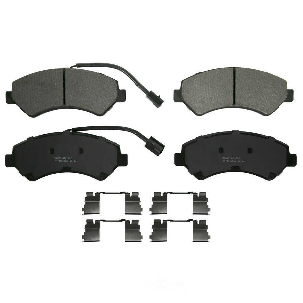 Frt Semi-Met Brake Pads  Wagner  ZX1540