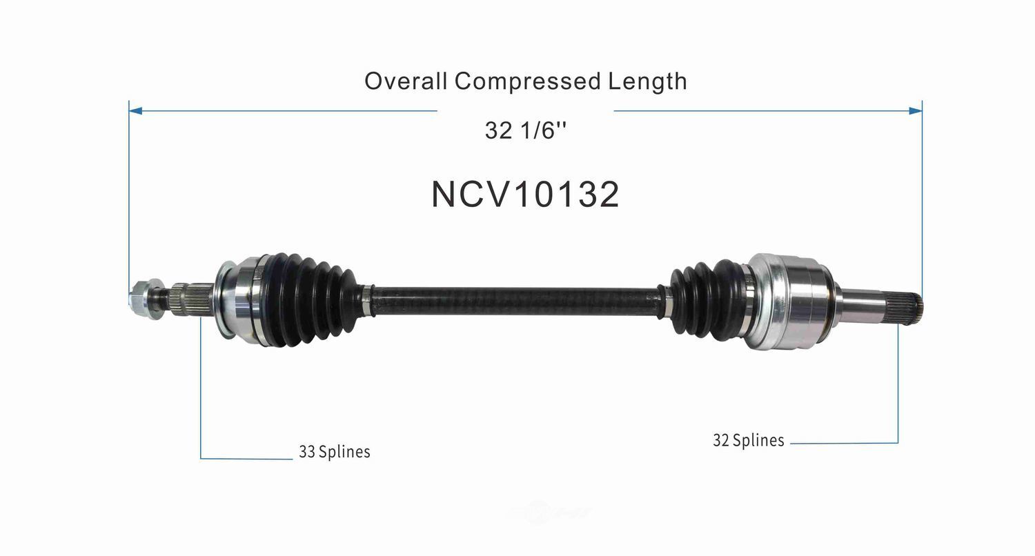 Right New CV Complete Assy   GSP North America   NCV10132