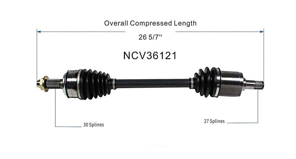 Left New CV Complete Assy   GSP North America   NCV36121