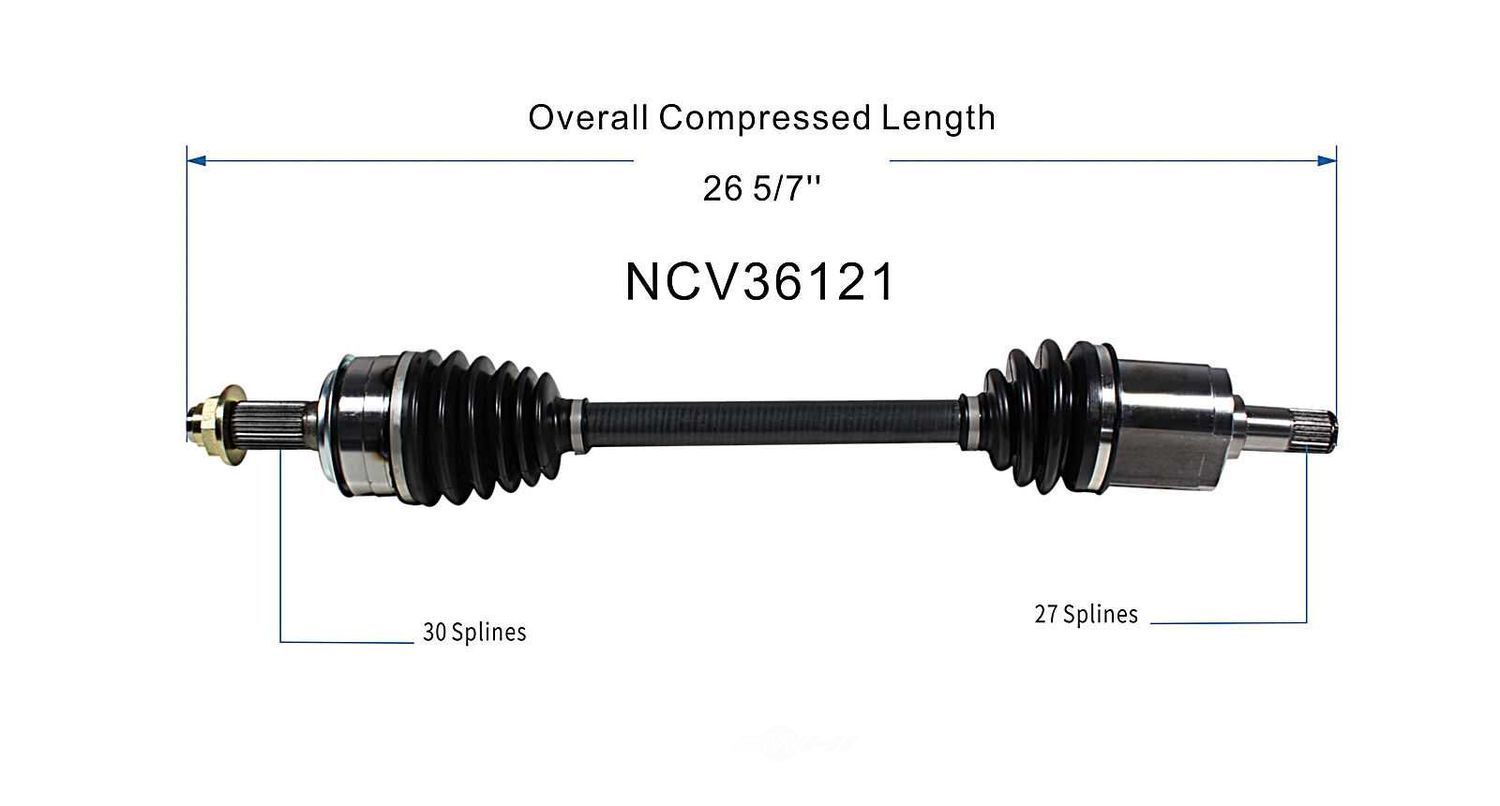 Left New CV Complete Assy   GSP North America   NCV36121