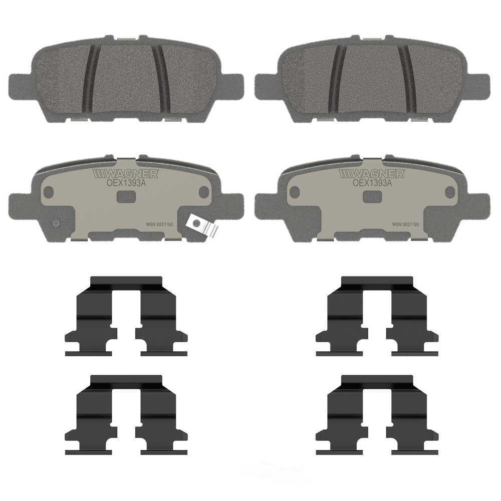 Rr Premium Ceramic Brake Pads  Wagner  OEX1393A