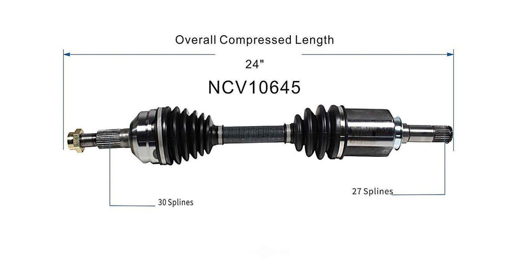 Left New CV Complete Assy   GSP North America   NCV10645