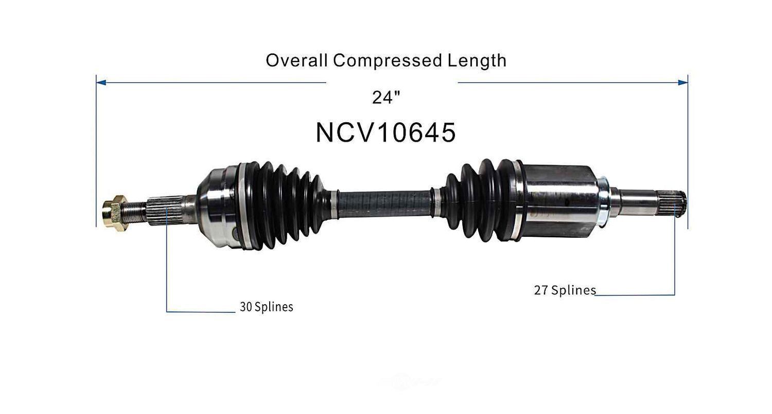 Left New CV Complete Assy   GSP North America   NCV10645