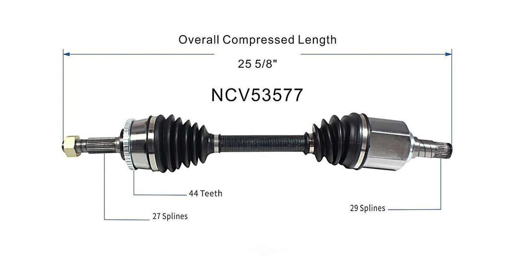 Left New CV Complete Assy   GSP North America   NCV53577