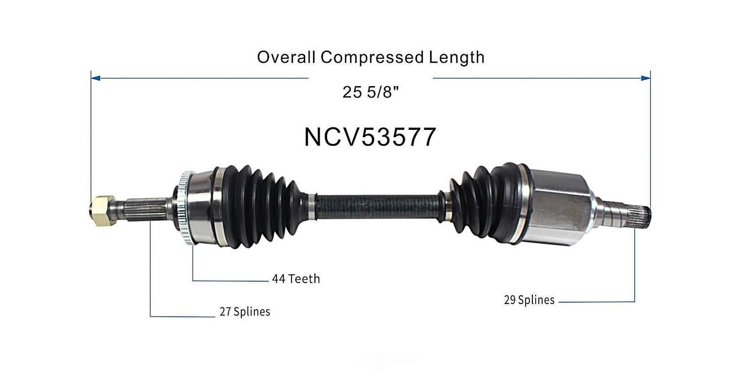 Left New CV Complete Assy   GSP North America   NCV53577