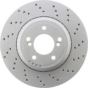 Rr Drilled Brake Rotor  Centric Parts  128.34111