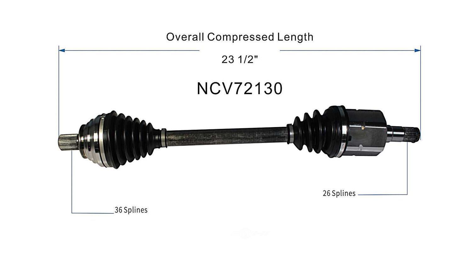 Left New CV Complete Assy   GSP North America   NCV72130
