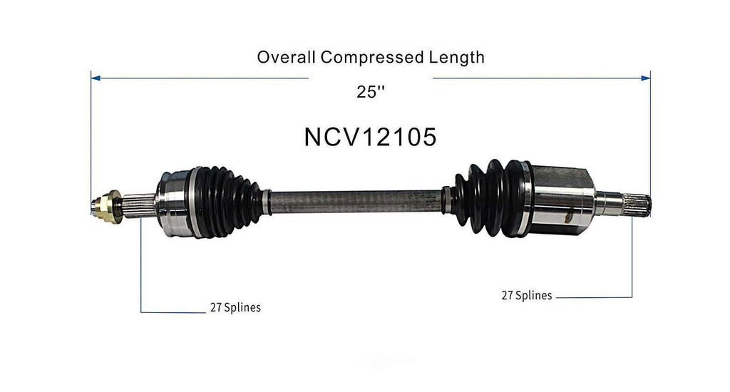 Left New CV Complete Assy   GSP North America   NCV12105