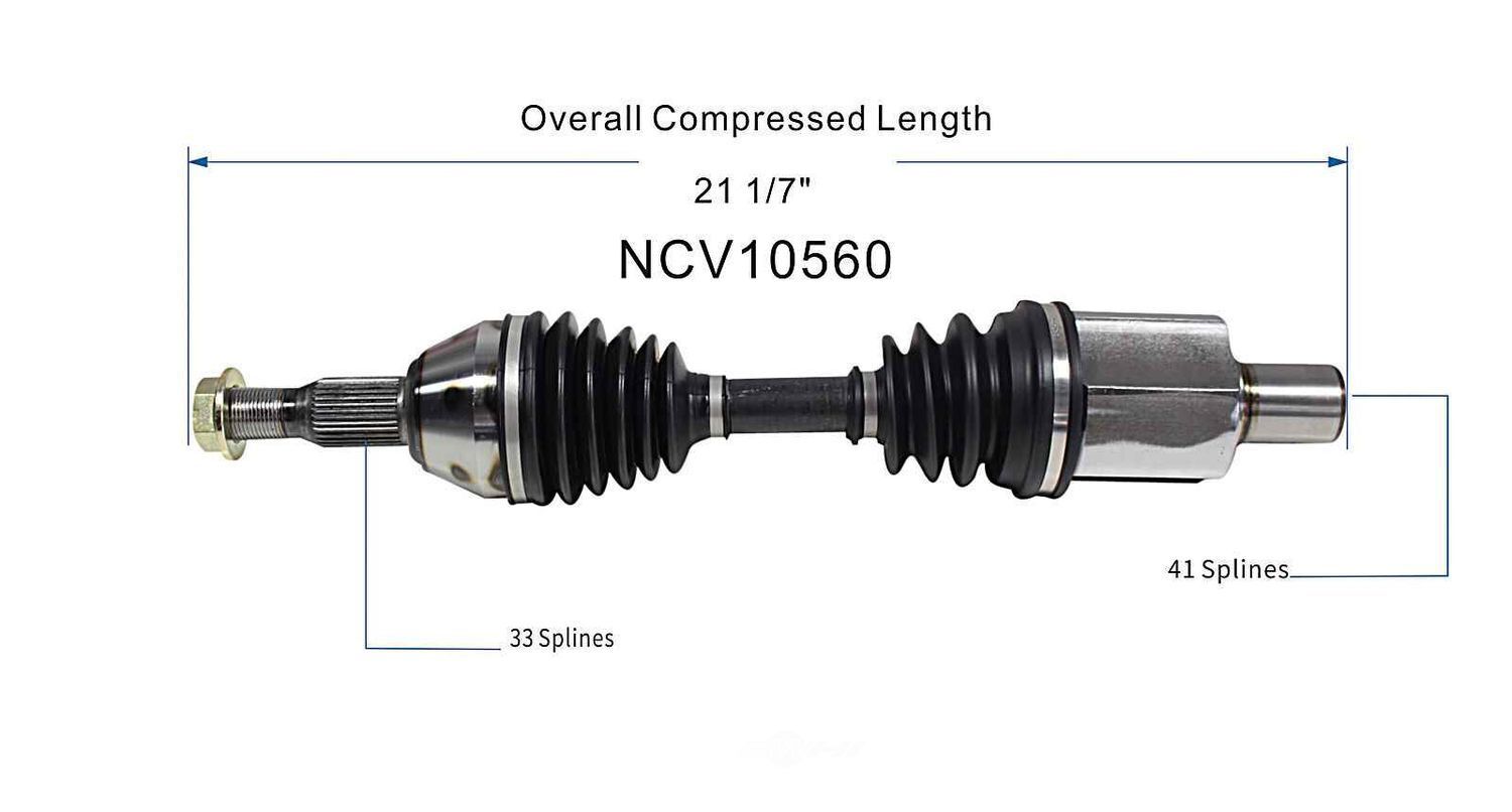 Axle Shaft Assy- CV Shaft   GSP North America   NCV10560