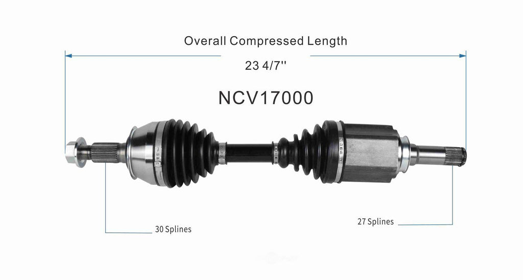Right New CV Complete Assy   GSP North America   NCV17000