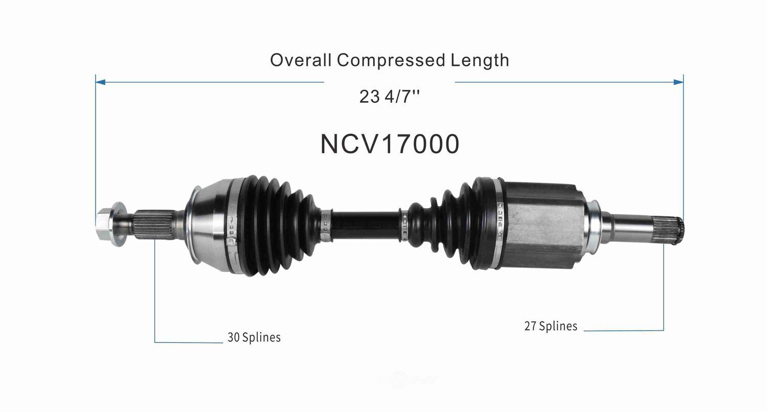 Right New CV Complete Assy   GSP North America   NCV17000