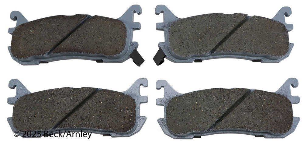 Rr Prem Brake Pads  Beck/Arnley  085-1505