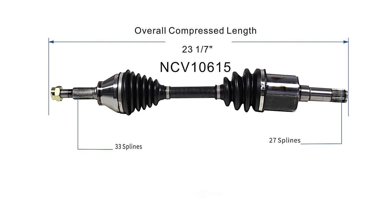 Left New CV Complete Assy   GSP North America   NCV10615