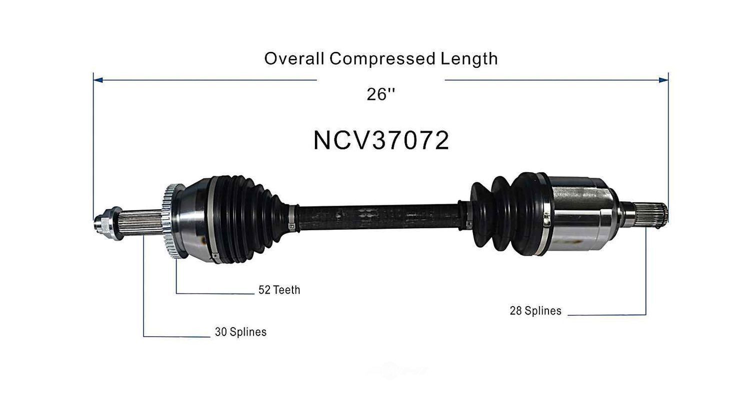 Left New CV Complete Assy   GSP North America   NCV37072