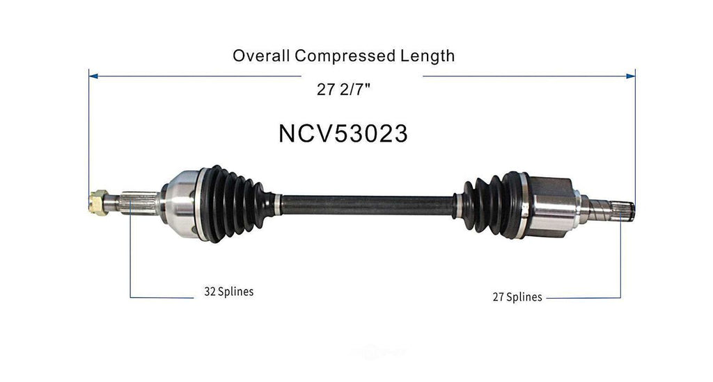 Left New CV Complete Assy   GSP North America   NCV53023