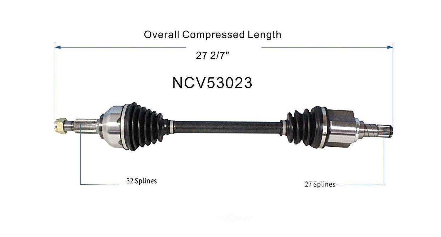 Left New CV Complete Assy   GSP North America   NCV53023