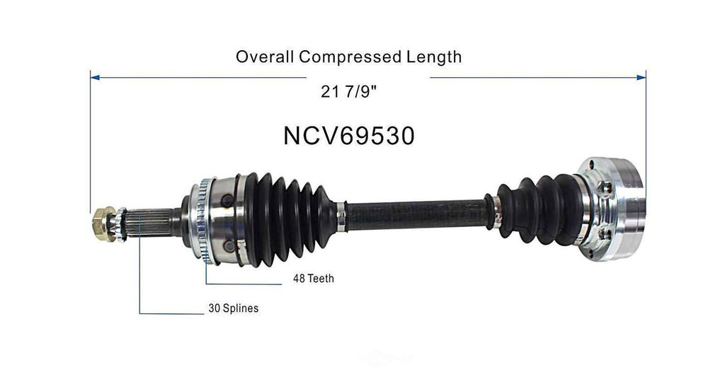 Axle Shaft Assy- CV Shaft   GSP North America   NCV69530