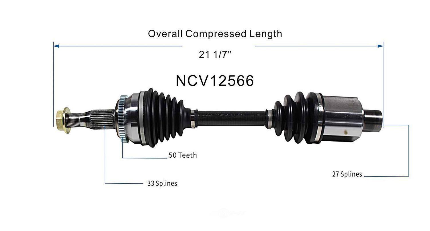 Right New CV Complete Assy   GSP North America   NCV12566