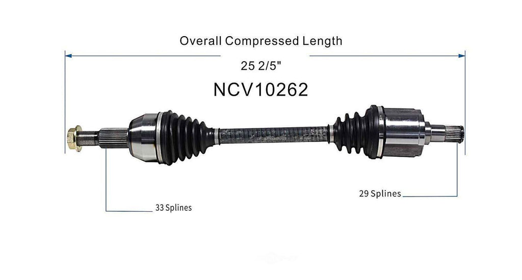Left New CV Complete Assy   GSP North America   NCV10262