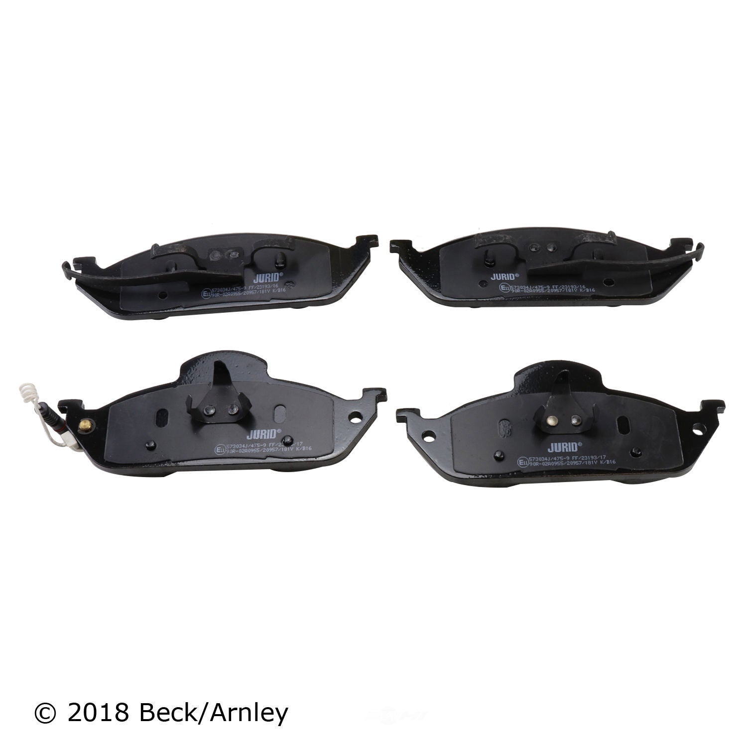Frt OE Brake Pads  Beck/Arnley  089-1602