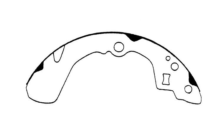 Rr Premium Brake Shoes  Centric Parts  111.06300