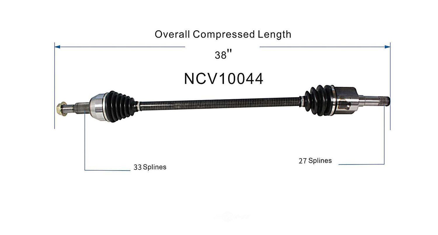 Left New CV Complete Assy   GSP North America   NCV10044