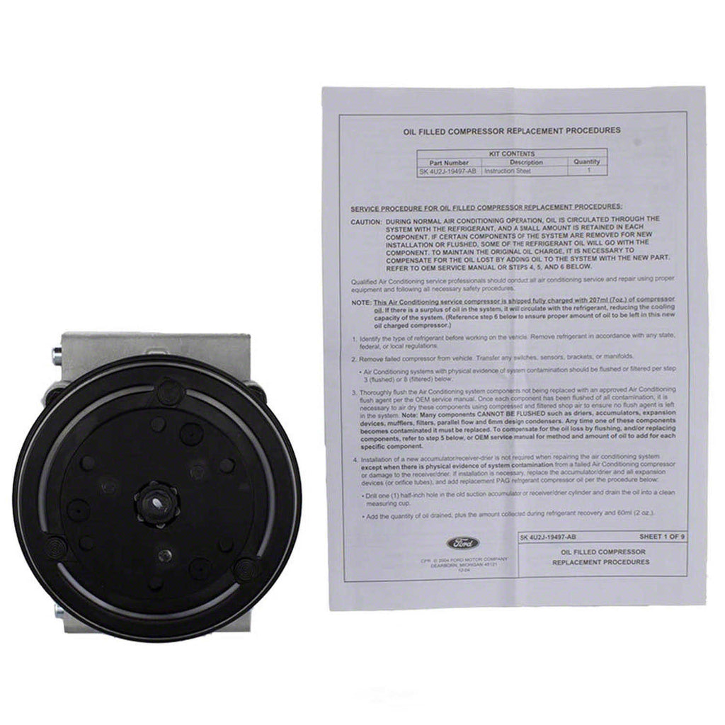 A/C Compressor-New  Motorcraft  YCC498