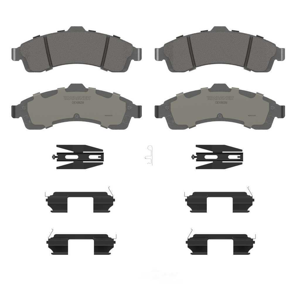 Frt Premium Ceramic Brake Pads  Wagner  OEX882M