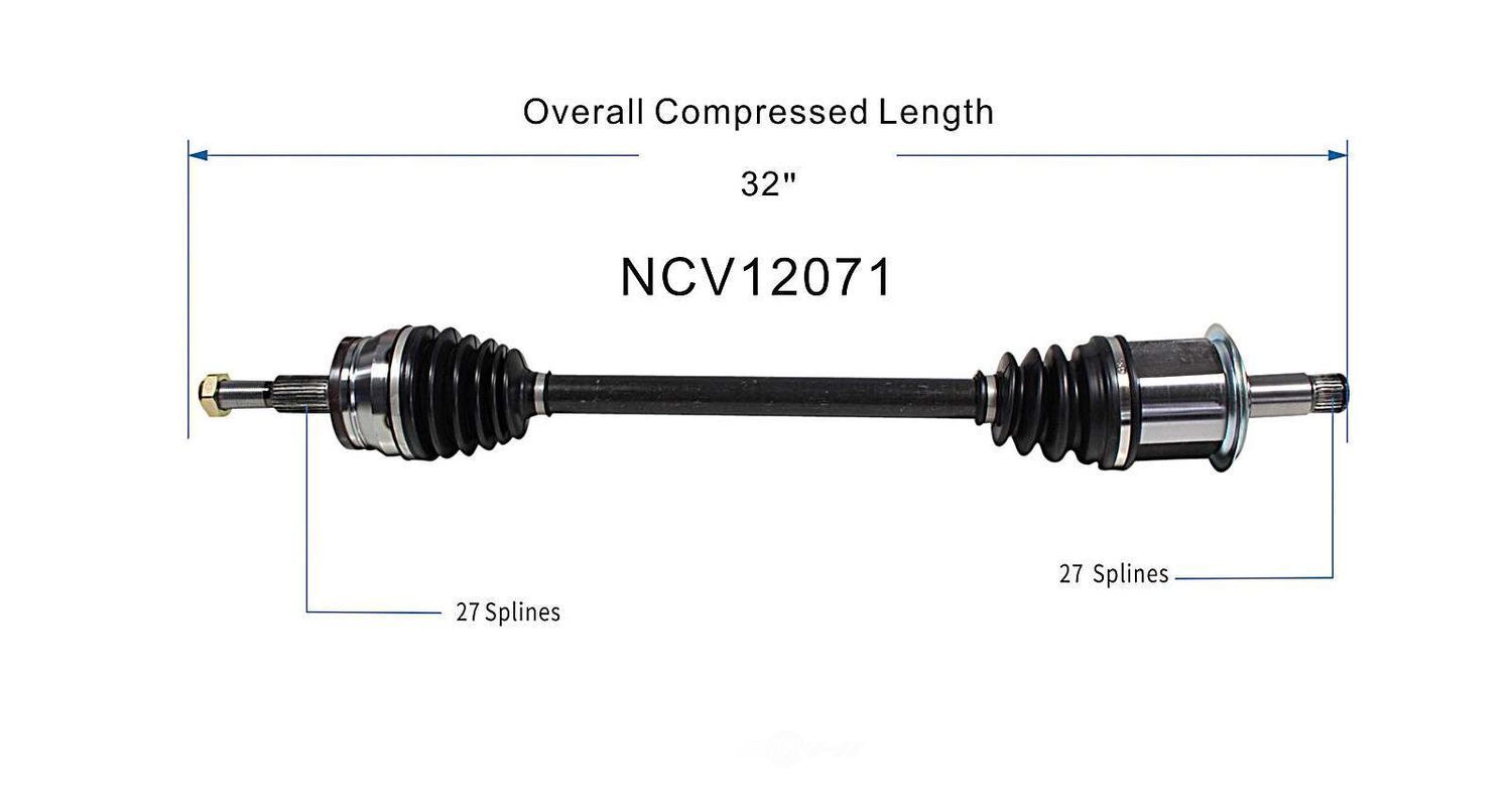 Right New CV Complete Assy   GSP North America   NCV12071