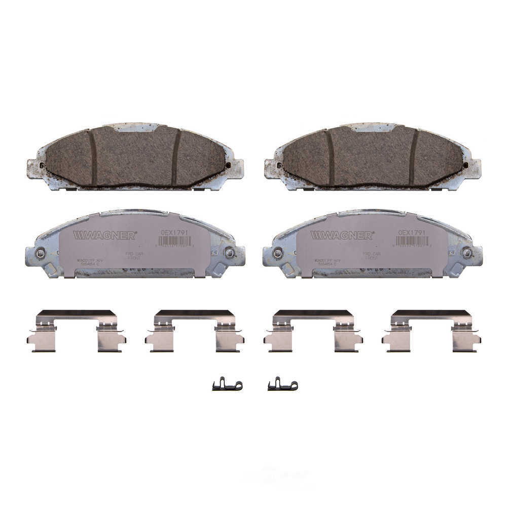 Frt Premium Ceramic Brake Pads  Wagner  OEX1791