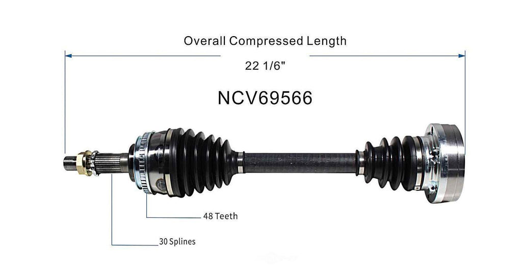 Axle Shaft Assy- CV Shaft   GSP North America   NCV69566