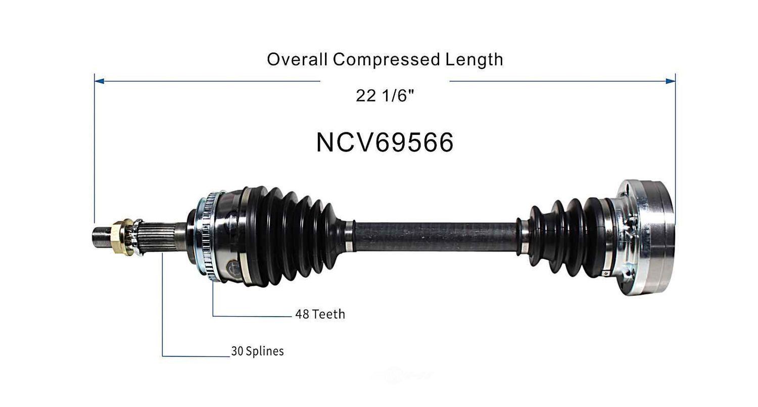 Axle Shaft Assy- CV Shaft   GSP North America   NCV69566