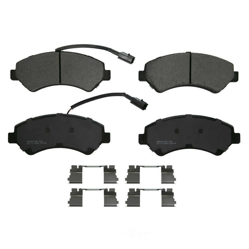 Frt Semi-Met Brake Pads  Wagner  ZX1540A
